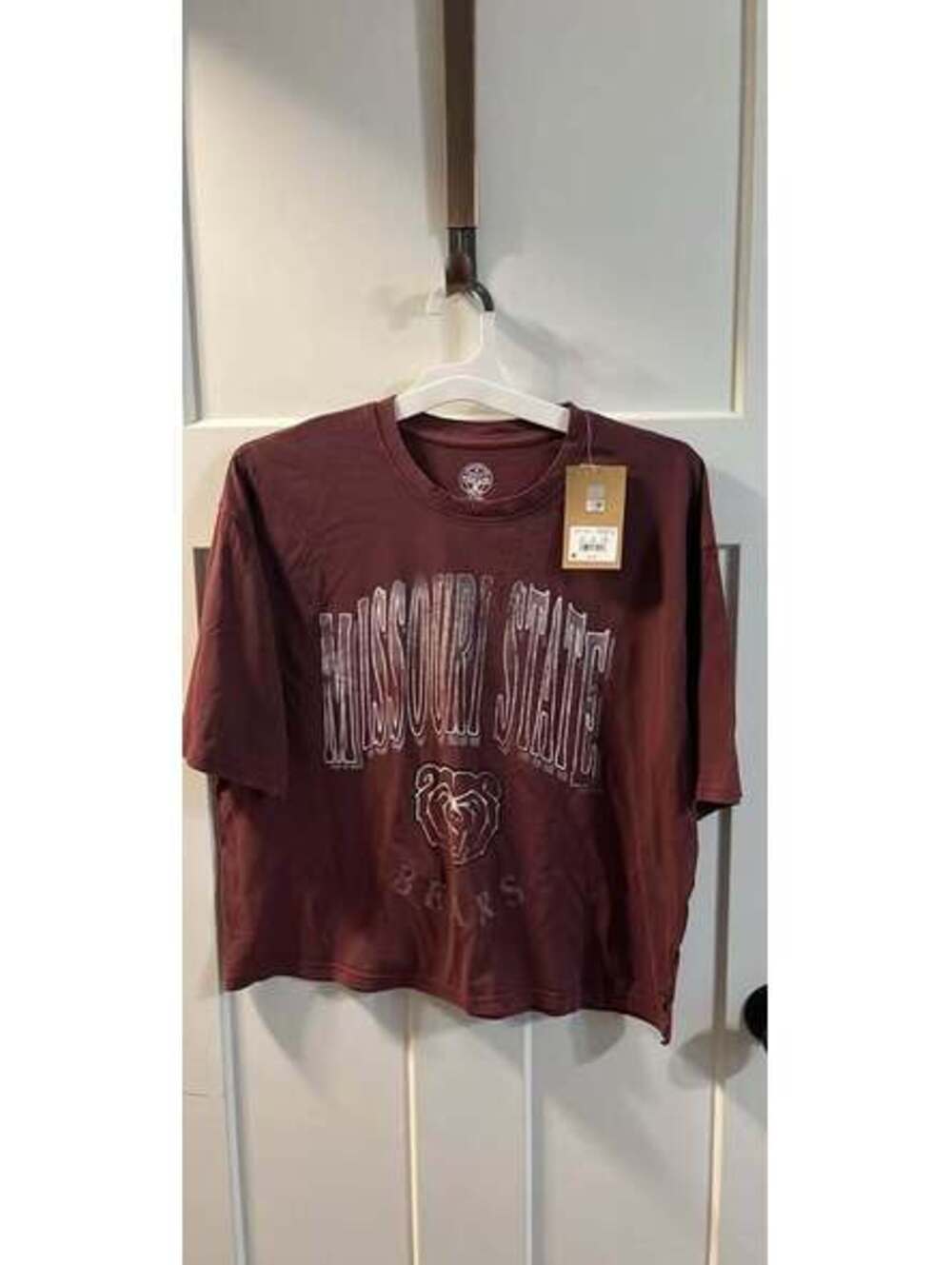 Missouri State Bears cropped graphic T-shirt women’s size medium